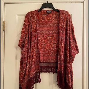 Women’s red coverup